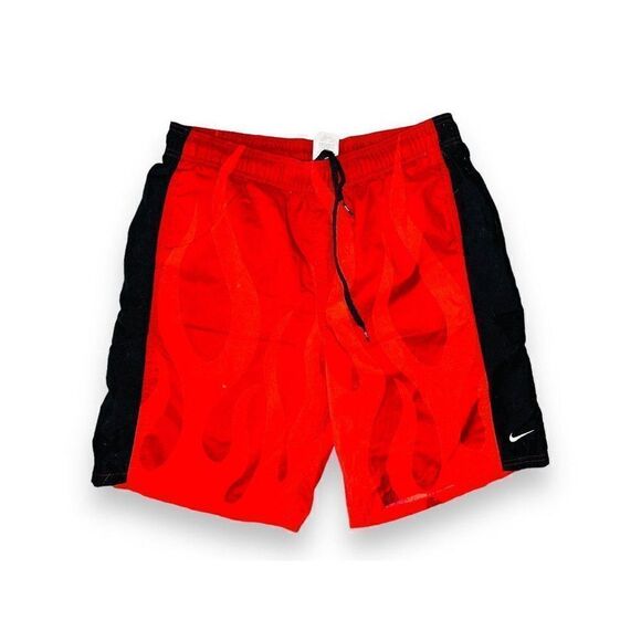 N8 Vtg Nike Flame Shorts Red Vintage XL Travis Scott Muay Thai Rare HTF